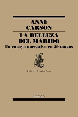 La belleza del marido | 9788426407184 | Carson, Anne