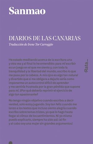 Diarios de las Canarias | 9788416738090 | Sanmao