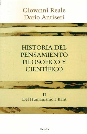 Historia del pensamiento filosófico y científico II | 9788425415890 | Reale, Giovanni/Antiseri, Dario