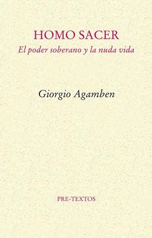 Homo Sacer | 9788481912067 | Agamben, Giorgio
