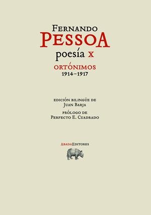 Poesía X. Ortónimos 1914-1917 | 9788417301736 | Pessoa, Fernando