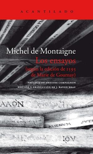 Los ensayos | 9788418370625 | De Montaigne, Michel