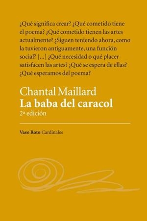 La baba del caracol | 9788494995224 | Maillard, Chantal
