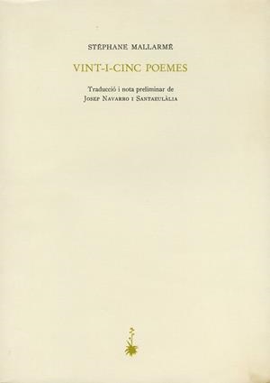 Vint-i-cinc poemes | 9788485704880 | Mallarmé, Stéphane