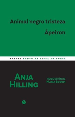 Animal negro tristeza. Ápeiron | 9788418322778 | Hilling, Anja