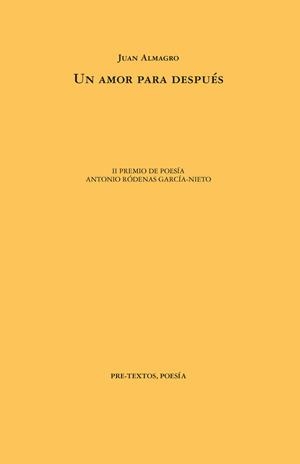 Un amor para después | 9788418935824 | Almagro, Juan