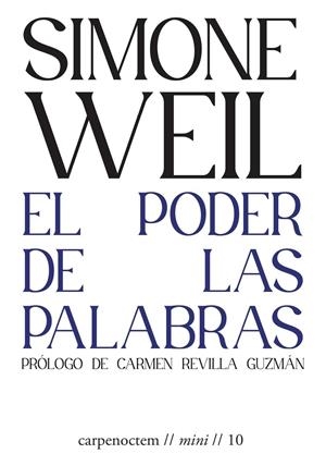 El poder de las palabras | 9788412615449 | Weil, Simone