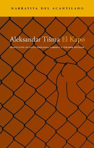 El Kapo | 9788496136588 | Tisma, Aleksandar