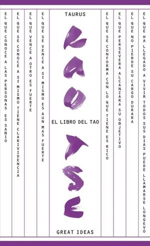 El libro del Tao (Great Ideas) | 9788430609307 | TSE,LAO